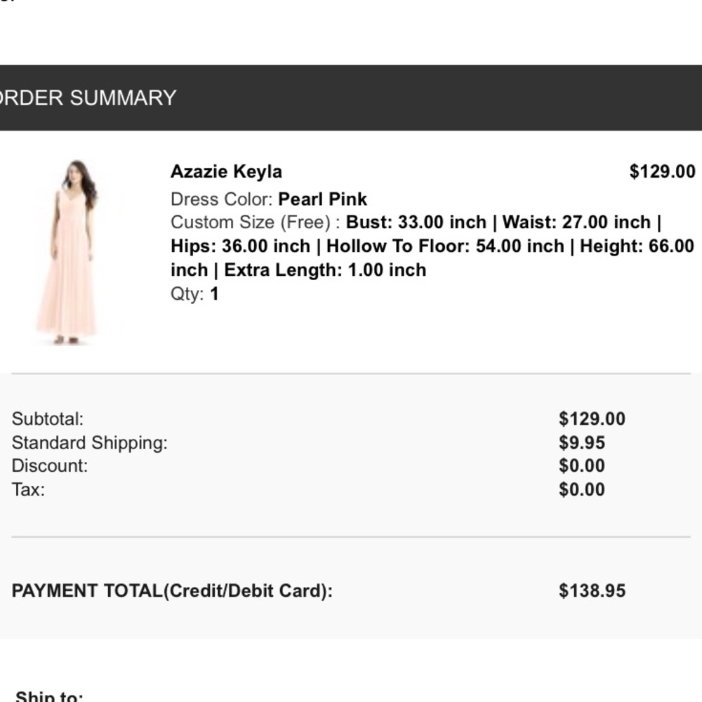 Azazie Bridesmaid Dress (Keyla) - Picture 8 of 9